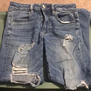 American Eagle super stretch high rise jagging’s size 2 short